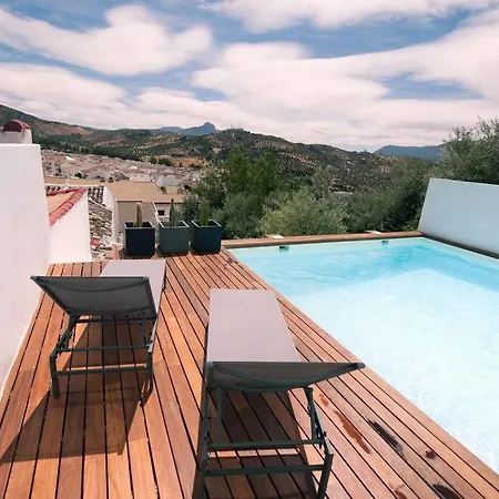 Casita Avec Superbe Vue Et Piscine Privee Algodonales Exterior photo