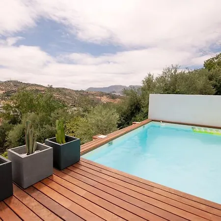 Casita Avec Superbe Vue Et Piscine Privee Algodonales Exterior photo